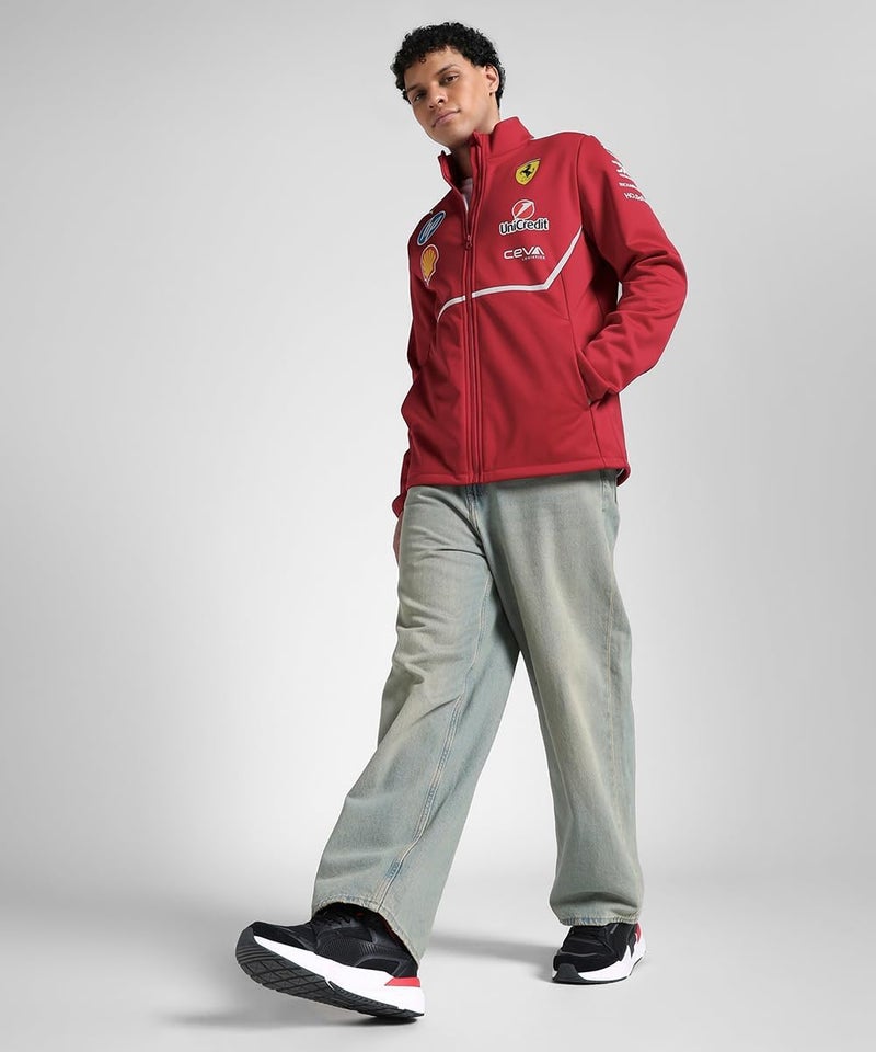 PUMA جاكيت سوفت شل لفريق سكوديريا فيراري F1 2025 - أحمر - Image 4